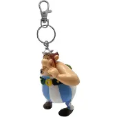 Plastoy SAS 60429 - Obelix mit Blumenstrauß - Schlüsselanhänger