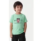 Beverly Hills Polo Club T-Shirt P-SS26B-TS414011 Grün Regular Fit