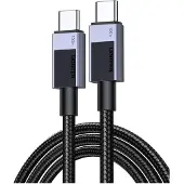 UGREEN Kabel Usb-C Do Usb-C L512, 100W, 5A, 0.5M (Czarny)