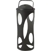 FABAS LUCE Caddy 3W LED-Tischleuchte in Anthrazit, Schutzart IP54, Metall und Polycarbonat, 3000K warmweißes Licht, per Touch dimmbar - Moderne Designbeleuchtung