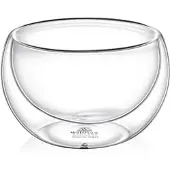 Wilmax England Wilmax Doppelwandige Glasschale 250 ml Transparent, 1er Set