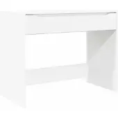 vidaXL Schreibtisch mit Schubladen Weiß 100 x 50 x 78 cm Holzwerkstoff