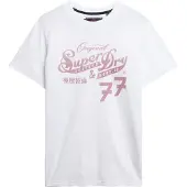 Superdry Leather & Boot Co Script Kurzarm-t-shirt