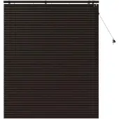 vidaXL Venezianische Jalousie Dunkelbraun 135 x 160 cm 35 mm