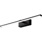FABAS LUCE Nala LED-Wandleuchte, 10 W, 1200 lm, 3000 K, Schutzart IP44, Gehäuse aus Metall und Methacrylat, Farbe Schwarz, modernes und elegantes Design