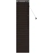 vidaXL Venezianische Jalousie Dunkelbraun 50 x 160 cm 35 mm