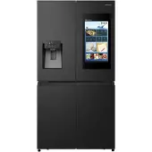 Hisense Hi9 Freistehend Flügeltürkühlschrank, Schwarz, 577 l, Freistehend, Mehrtürig, Schwarz, An Tür, R600A, Stahl