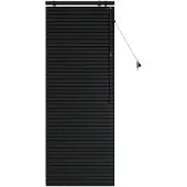 vidaXL Venezianische Jalousie Schwarz 60 x 160 cm 35 mm