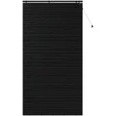 vidaXL Venezianische Jalousie Schwarz 125 x 250 cm 35 mm
