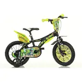 Dino Bikes Kinderfahrrad 616-DSA, schwarz/grün