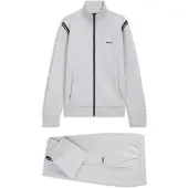 BOSS Regular-Fit Trainingsanzug-Set aus Stretch-Baumwolle mit Streifen-Einsätzen Grösse M