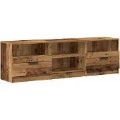 vidaXL TV-Schrank Altholz-Optik 150x33,5x45 cm Holzwerkstoff