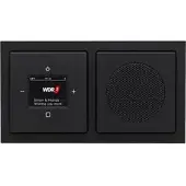Busch-Jaeger Radio 8215 U-101 DAB+, Set, Unterputz-Radio, Future Line schwarz matt