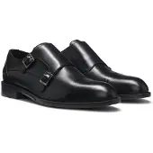 BOSS Monkstraps aus Leder mit doppeltem Riemen Grösse 42