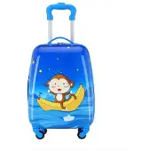TheTrueC Kinder Koffer Trolley - affe : affe Farbe vom Hersteller: affe