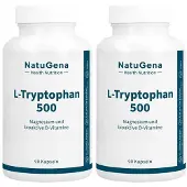 NatuGena GmbH L-Tryptophan 500 Magnesium+B-Vitamine Kapseln 2x 2x90 St