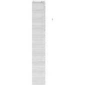vidaXL Venezianische Jalousie Weiß 50 x 250 cm 35 mm