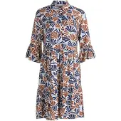 Betty & Co Stufenkleid mit Print in Nature/Brown | Gr.: 46