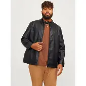 Jack & Jones Lederimitatjacke "JJEDYLAN CLEAN PU JACKET NOOS PLS" ohne Kapuze in Leder Optik