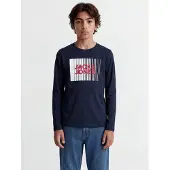 Jack & jones Junior Langarmshirt "JJECORP stylisch, bequem, atmungsaktiv, pflegeleicht" bedruckt, casual, regular fit, Rundhals