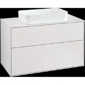 Villeroy & Boch V&B Waschtischunterschrank FINION 1000x603x501mm Apl. Gl wh ma wh ma lacq.