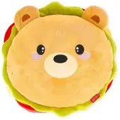Legami Kuscheltier Hamburger Super Soft SUS0017, Hamburger, ab 0 Jahre, 36 cm