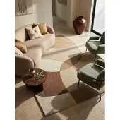 KADIMA DESIGN Wollteppich abstrakt Bunt 200 x 290 cm - AIRE