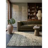 KADIMA DESIGN Wollteppich Flachgewebe Grün 160 x 230 cm - OTLEY