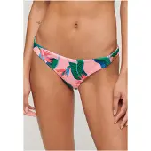 Superdry für Damen. W3010405A Kühnes Bikinihöschen in tropischem Rosa (S), Strandbekleidung, Recyceltes Polyester, Nachhaltig