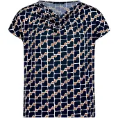 Betty Barclay Kurzarmshirt "Damen mit Wasserfallausschnitt" 1