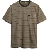 Superdry Textured Stripe Pocket Kurzarm-t-shirt