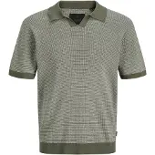 Jack & Jones Herren gestricktes Poloshirt Blahudson Knit Split Neck