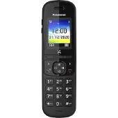 Panasonic KX-TGH710, DECT-Telefon, Kabelloses Mobilteil, Freisprecheinrichtung, 200 Eintragungen, Anrufer-Identifikation, Schwarz