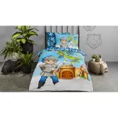 Muller Textil Bettwäsche Knight Multi Baumwolle-140 x 200 / 220 cm | 1-Persoons