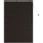 vidaXL Venezianische Jalousie Dunkelbraun 105 x 160 cm 35 mm