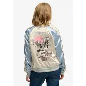 Superdry für Damen. W5012091A Suikajan Jacke blau (S), Lässig, Polyester