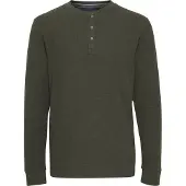 Blend Langarmshirt "BHNOBLE" aus Baumwollmischung, normale Passform, mit Rundhalsausschnitt