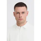 Blend Langarmhemd "BHABAN SHIRT PP NOOS" mit normalem Hemdkragen, Regular Fit, in Leinenoptik