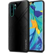 Cadorabo TPU Gestreiftes Glas Cover