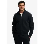 Superdry Sweatshirt "Sweatjacke Essential Logo Track Top", Herren, Gr. XL, blau (dunkelblau), Obermaterial: 60% Baumwolle CO. 40% Polyester PES., Sweatshirts Sweatshirt