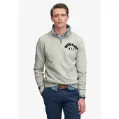 Superdry für Herren. M2014478A Vintage Athletic Half Zip Sweatshirt grau (L), Lässig, Baumwolle