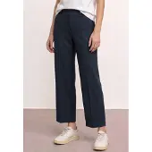 Street One Schlupfhose "mit geradem Bein" Punto di Roma Hose mit Knopfdetail