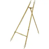 OEM Plakatständer, verstellbarer Haken, stabiles dreieckiges Design, Gold