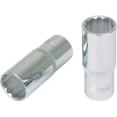 Ks Tools 1/2" CHROMEplus 12-kant-Stecknuss, lang, 1.1/16", 918.5348
