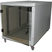 Triton RCA-12-A68-BAX-A1 19" Standschrank 12HE mit Rollen, 600x800mm, schwarz