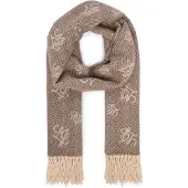 Liu Jo Damen Schals Logo - Scarf/shawl - Taupe - Größe ONESIZE