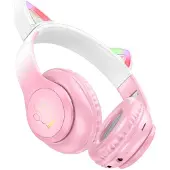 Hoco Drahtlose Kopfhörer drahtlose bluetooth Kopfhörer W42 Cat Ear Kirschblüte