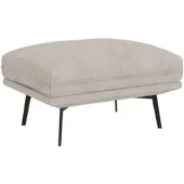 S-Style Möbel HOCKER Loris Beige Samt