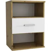 Masseno NACHTTISCH NOCTA 48/65,5/35 cm Weiß