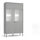 Masseno VITRINE NIMB 191,2/105,5 cm in Grau